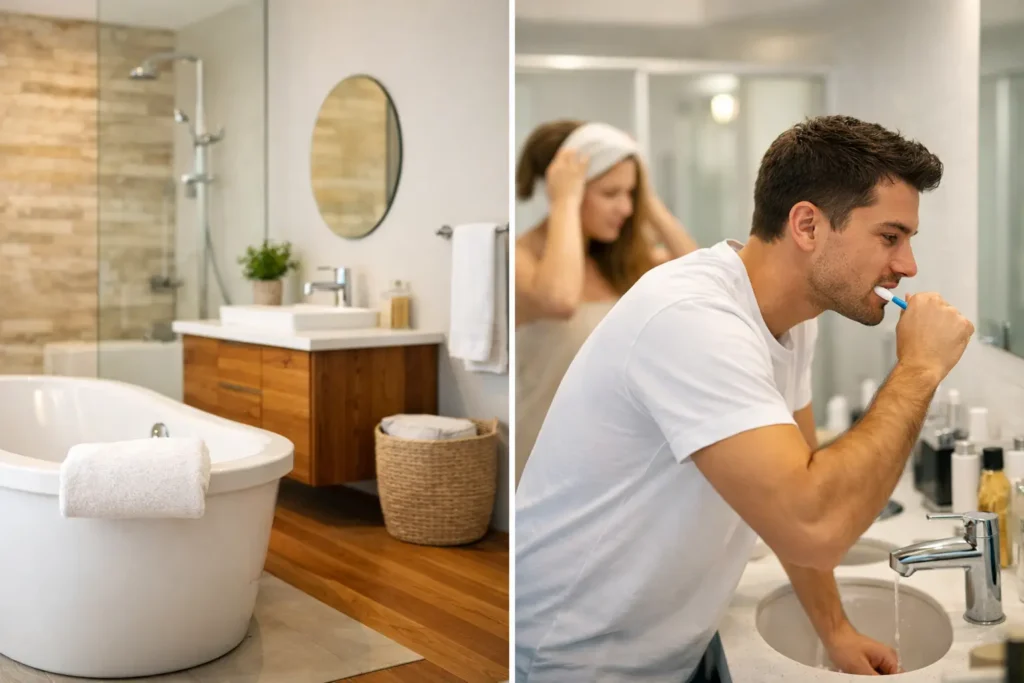 Bagno privato o condiviso: cosa conviene